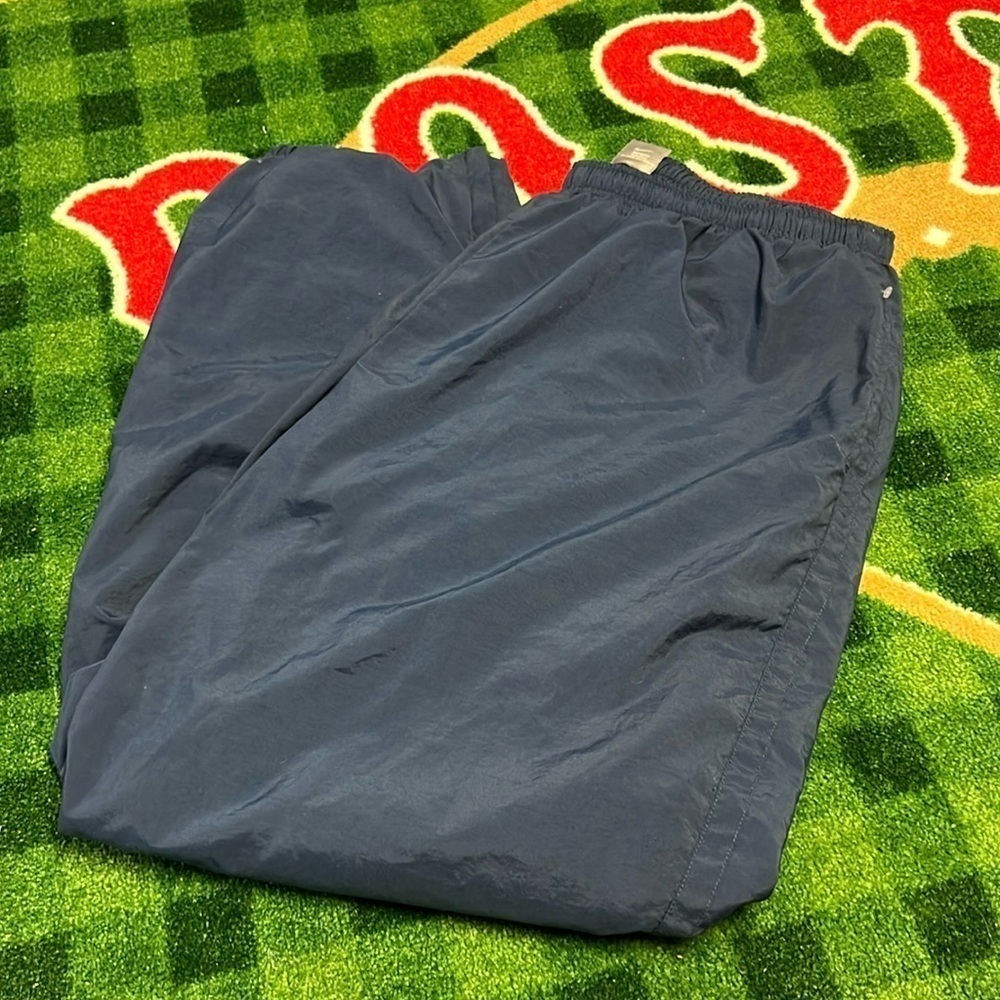 Vintage Nike Track Pants Mens XXL Navy 90s Jogger Silver Tag